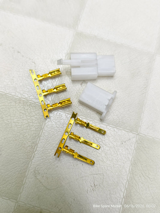 3 Pin Coupler Male Female ( No Need To Cut Any Wire ) ( Set )