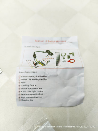 HjG Dimmer Harness (3Wire) Support Upto 180w (6M Warranty)