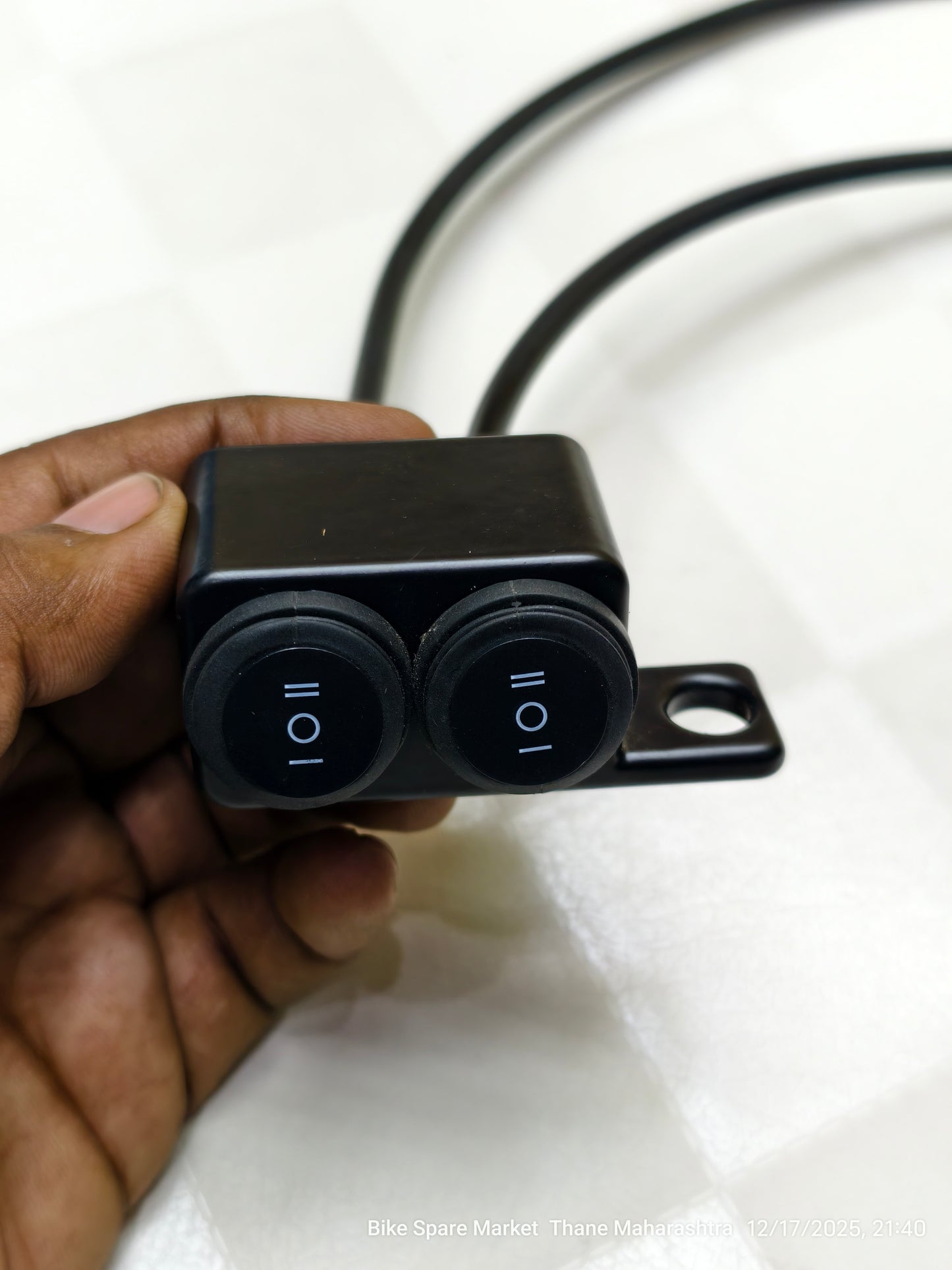 4way CNC Black Mirror Fitting Switch