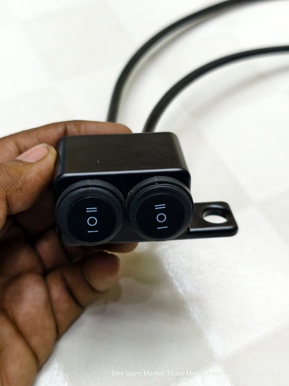 4way CNC Black Mirror Fitting Switch