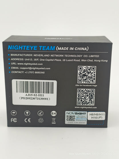 ( Pack of 2 H8/H9/H11/H16 ) Nighteye 90w Pair LED Headlight Bulb ( 1 year warranty )