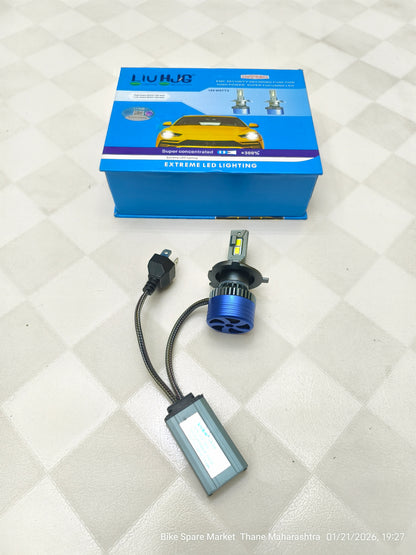 HjG 180w H4 LED Headlight Bulb 18000LM (Single ) 12m Warranty