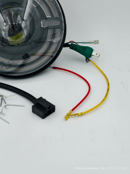 Honda CB350 , CB350 Dlx Pro , CB350c(Classic),CB350 Rs ,CB 350 Hiness H'ness,Hjg C319 93w Projector Headlight ( full kit ) 6m Warranty