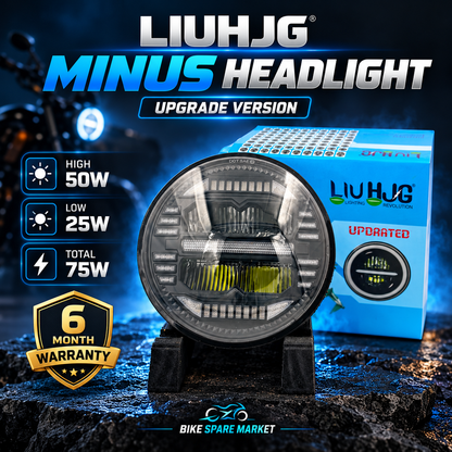 HJG MINUS HEADLIGHT UPGRADE VERSION 75W HIGH 50W LOW 25W (6M WARRANTY )