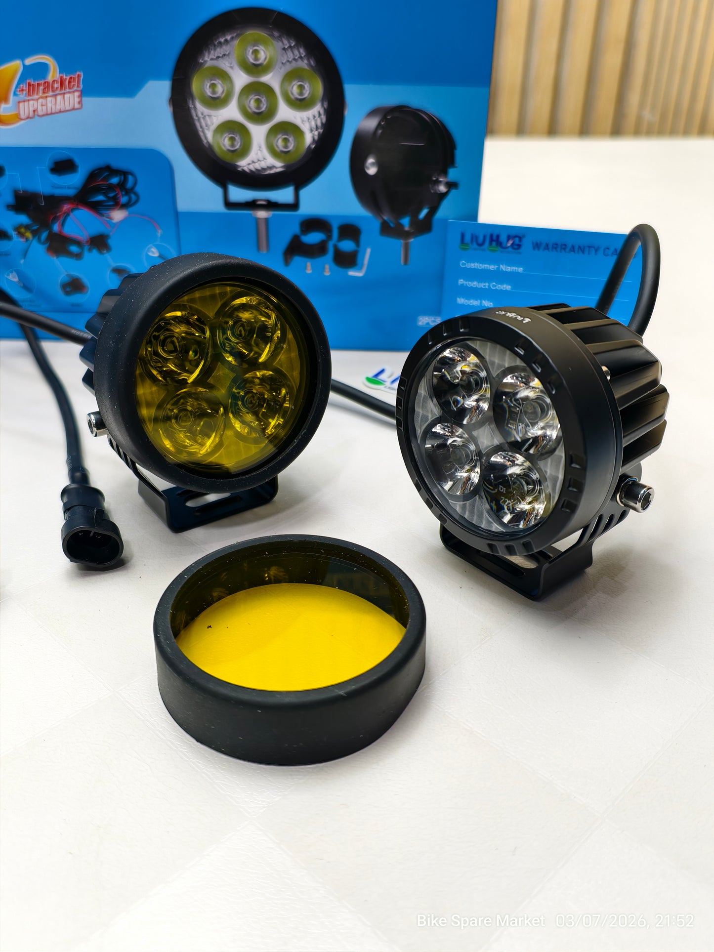 HJG CREE Round 4×4 80w With Harness Clamp (6m Warranty)