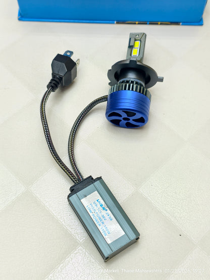 HjG 180w H4 LED Headlight Bulb 18000LM (Single ) 12m Warranty