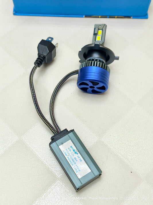 HjG 180w H4 LED Headlight Bulb 18000LM (Single ) 12m Warranty