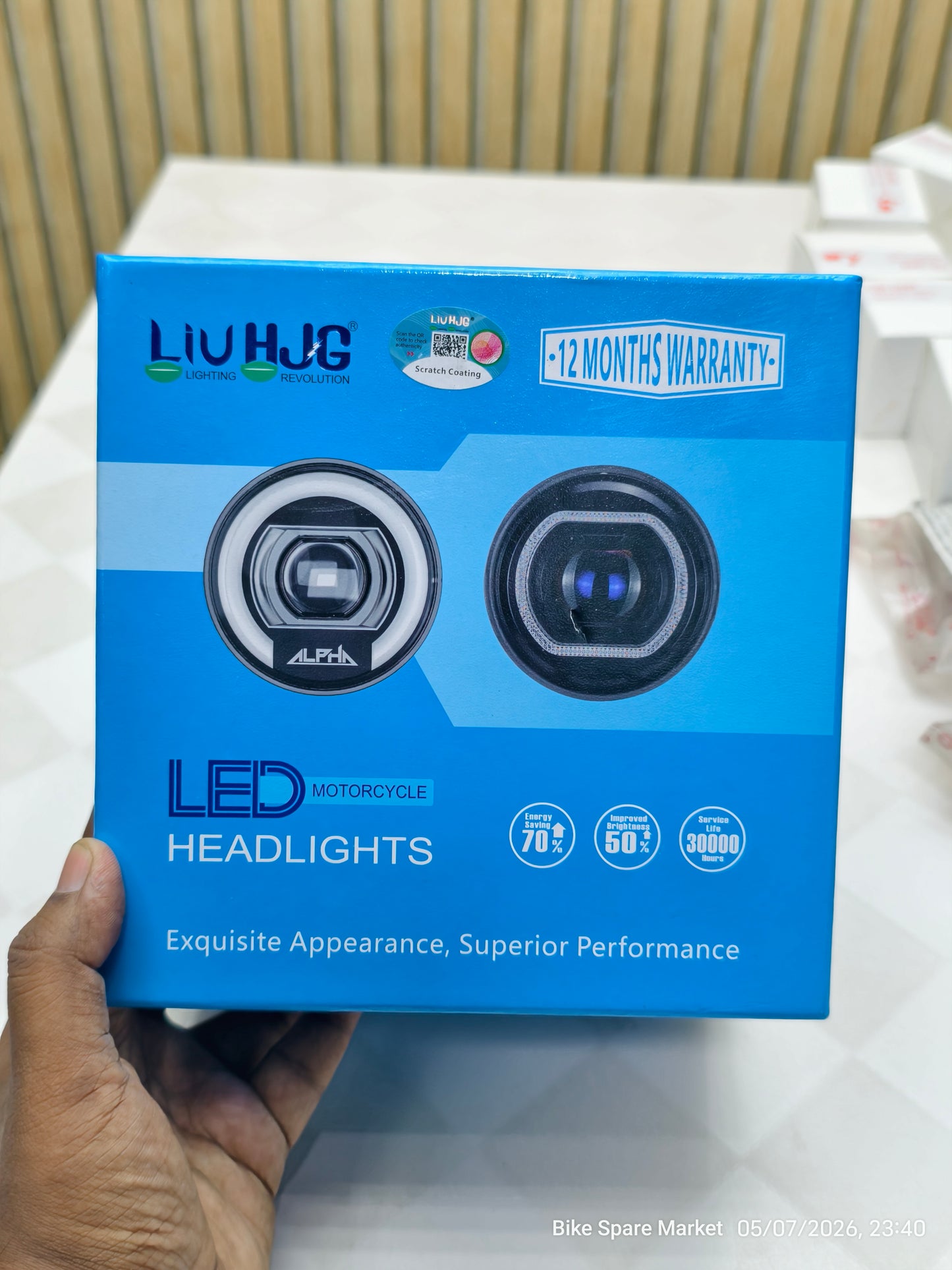 LIUHJG ALPHA C-227 Dragon Ball HIGH 58W LOW 50W Projector  Headlight (6M WARRANTY )