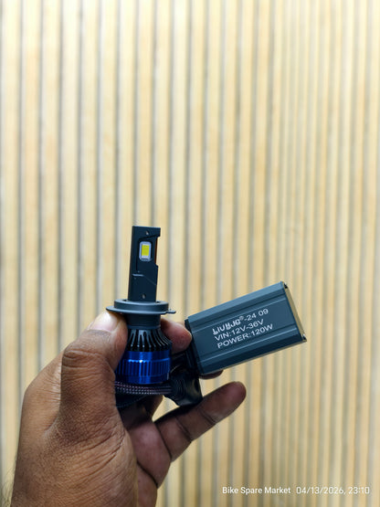 HJG 120W H7 Pair 12000 LM HEADLIGHT BULB ( 24M Warranty )