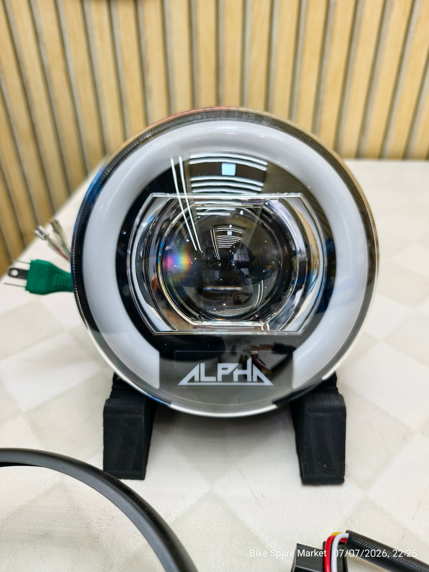 ( Himalayan 452 , GUERRILLA 450 ) HJG ALPHA 325 128Watt ( Full Kit , Ring , Coupler , Headlight , Nut Bolt )( 6m Warranty  )