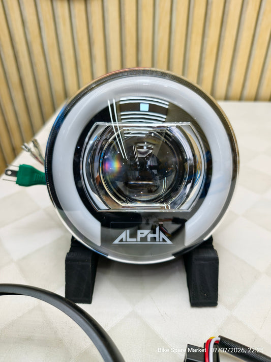 ( Himalayan 452 , GUERRILLA 450 ) HJG ALPHA 325 128Watt ( Full Kit , Ring , Coupler , Headlight , Nut Bolt )( 6m Warranty  )