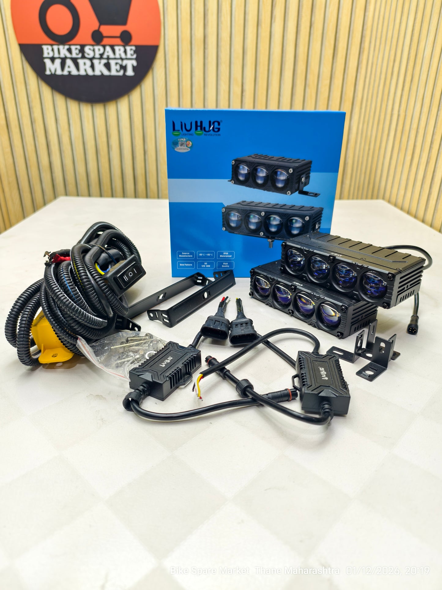 HjG Blaze 4 With Auxpro Harness 320w Pair ( 1 Year Warranty )