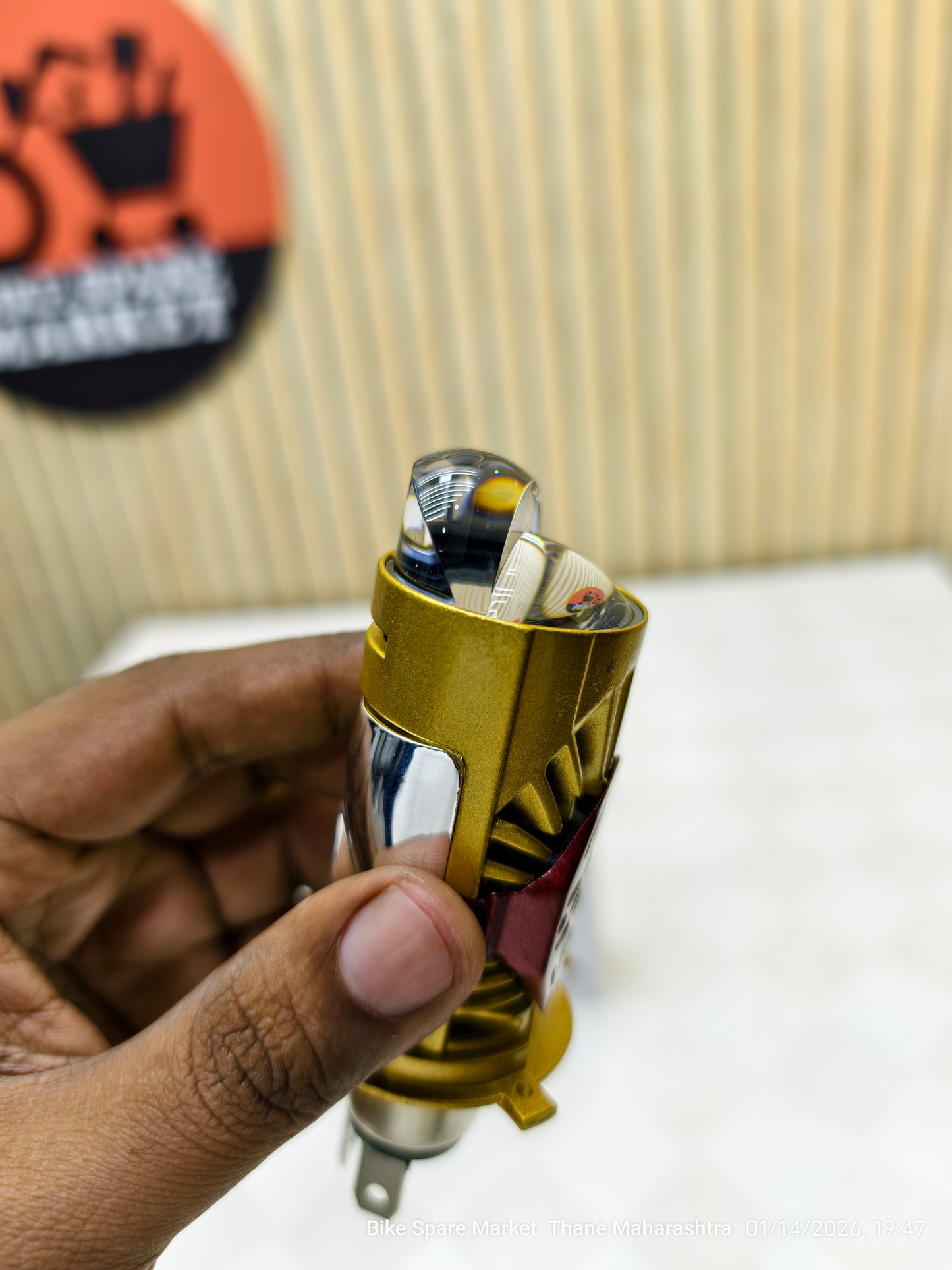 RTD Gold Projector 70w H4 LED Headlight Bulb ( 6M Warranty)