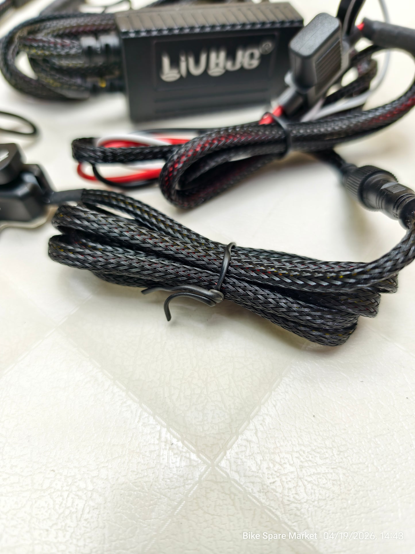 HJG Double Colour Braided Harness