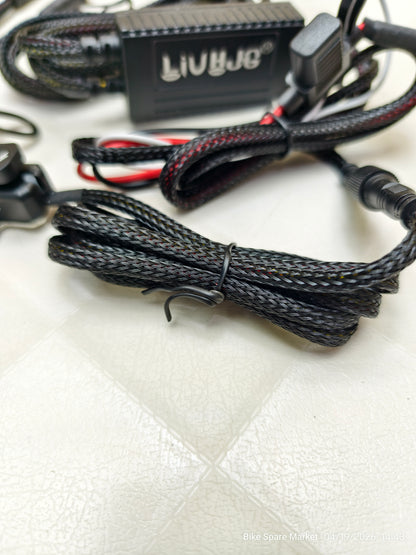 HJG Double Colour Braided Harness