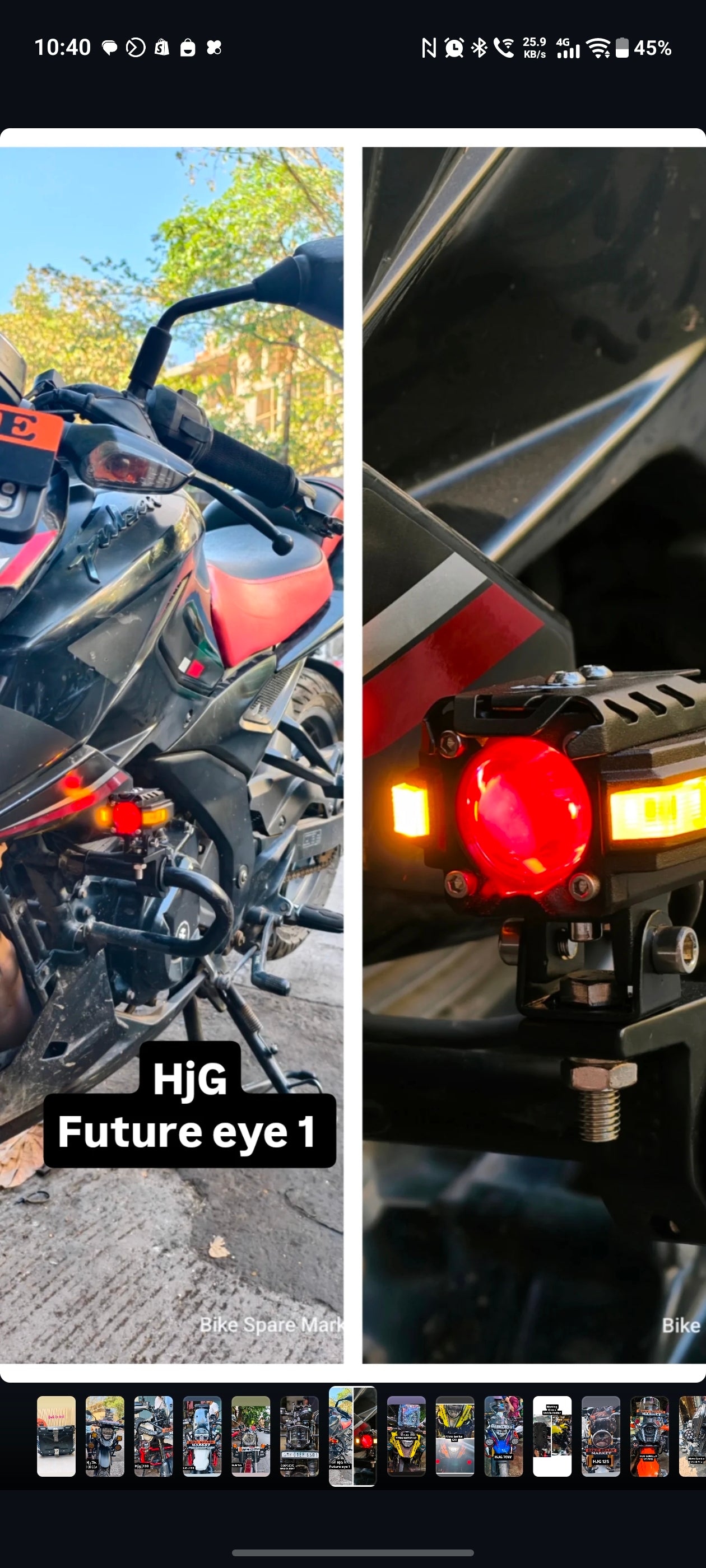 HJG FUTURE EYE 1 DRL WITH HARNESS 60W (6M WARRANTY )