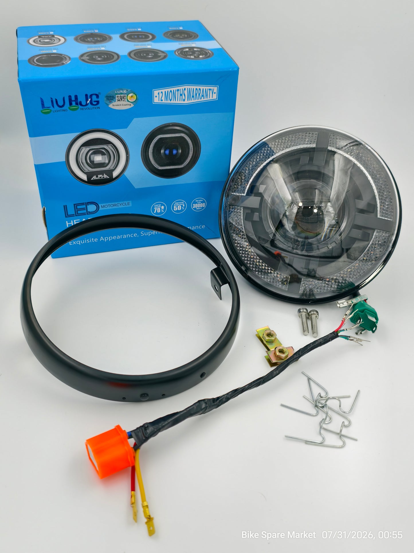 ( Triumph Full Kit ) HJG C-318 DIAMOND 💎 108 WATT High 58 watt low 50 watt ( 6m Warranty )