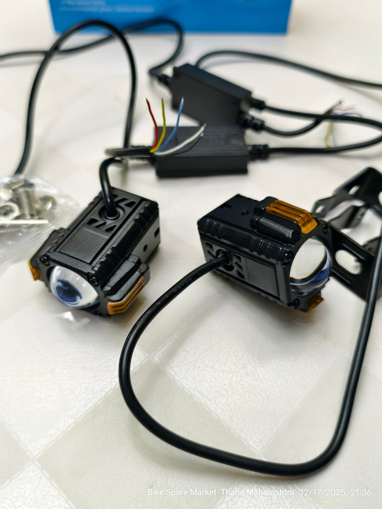 HJG SPACESHIP MINI V3 FOG LIGHT 80W WITH RED DRL ( 6M WARRANTY )