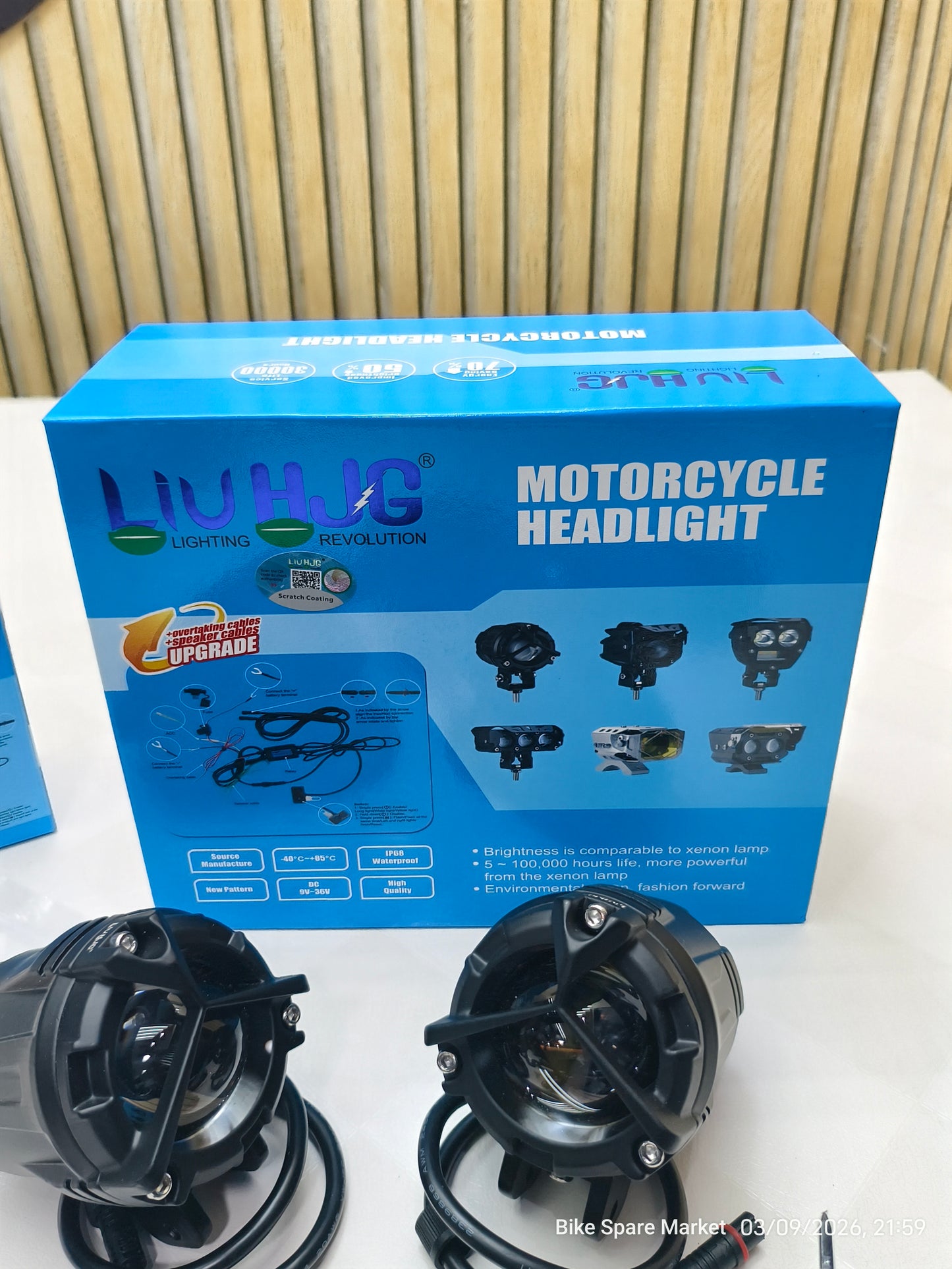 HJG Mercedes Y Fog Light With Harness Red Devil HJG-104 ( Upgrade New Version ) 6m Warranty