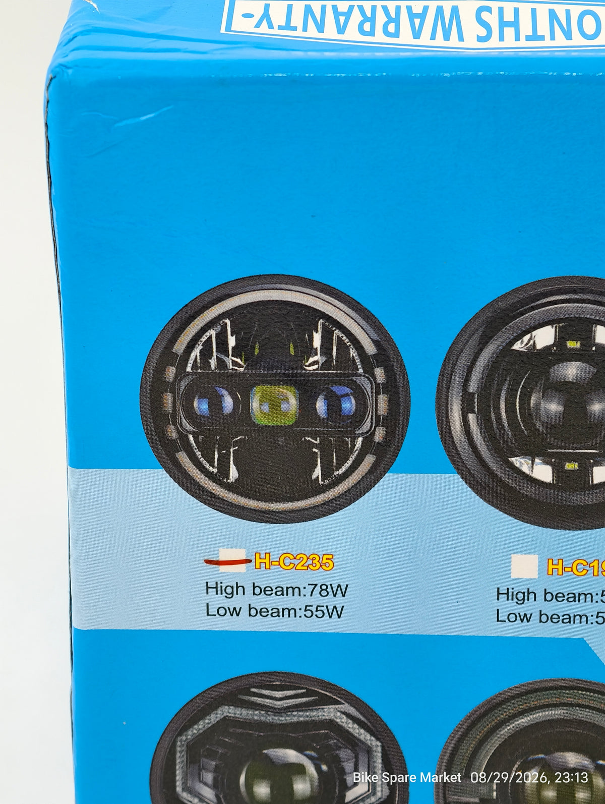 HJG C 235 DRAGON PROJECTOR HEADLIGHT 133 watt High 78w Low 55w ( 6m Warranty )