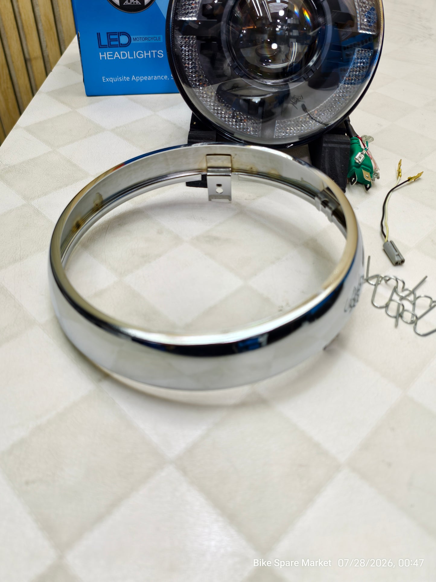 ( Meteor 350 Halogen ) HJG C-318 Diamond 💎 108 watt High 58 watt low 50w Full kit ( 6m Warranty )