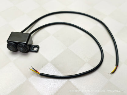 4way CNC Black Mirror Fitting Switch
