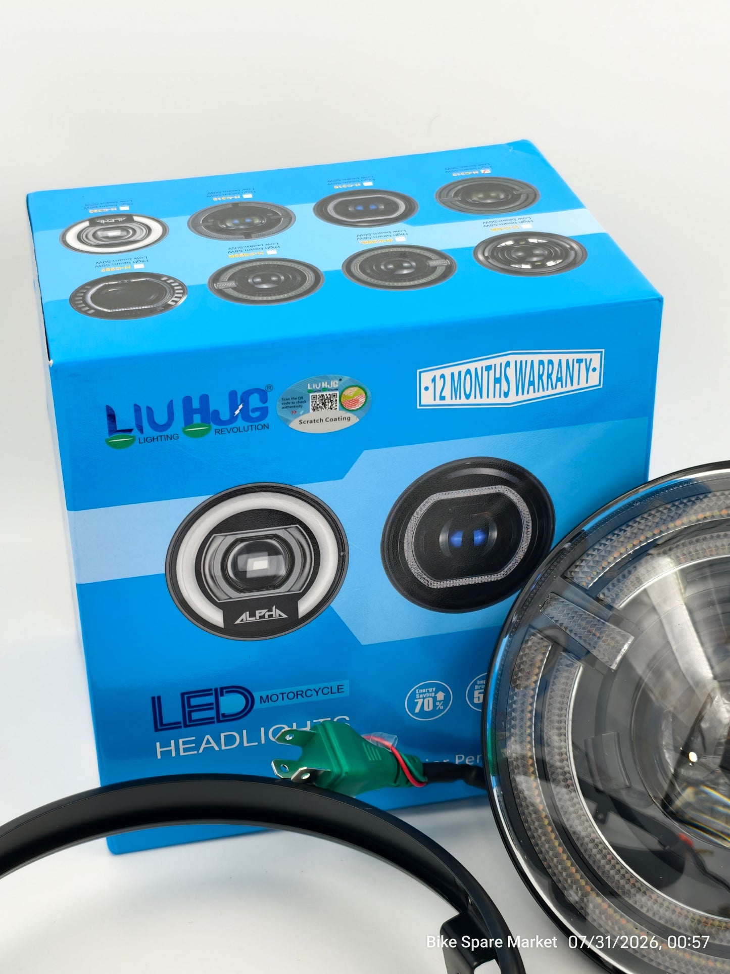 ( Triumph Full Kit ) HJG C-319 Projector Headlight 93w High 55w Low 38w ( 6m Warranty )
