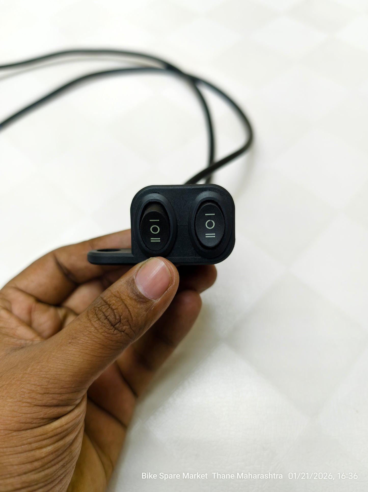 4way CNC Black Mirror Fitting Switch