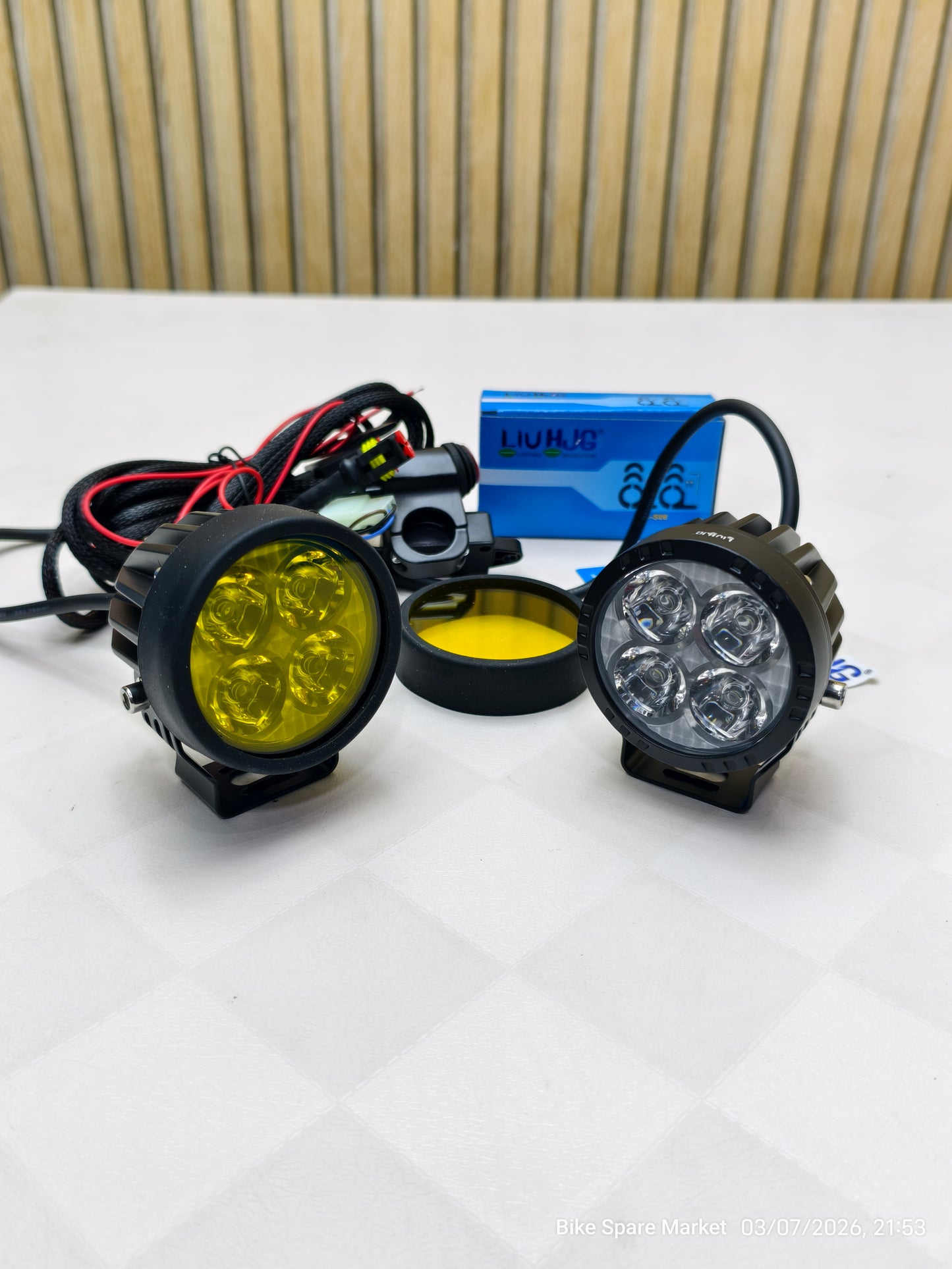 HJG CREE Round 4×4 80w With Harness Clamp (6m Warranty)