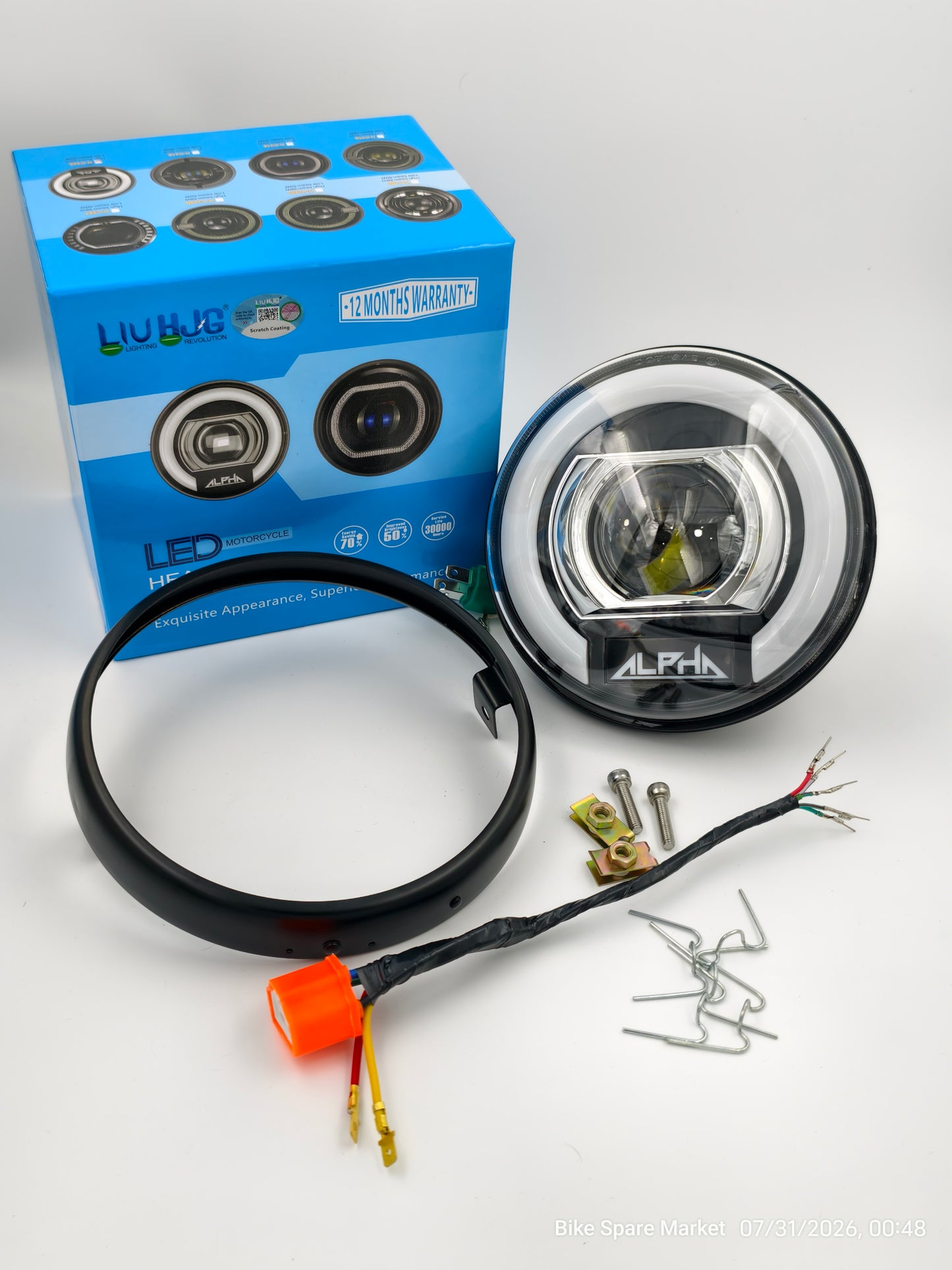 ( Triumph Full Kit ) HJG C-325 ALPHA 128 WATT HIGH 68w LOW 60w ( 6m Warranty )