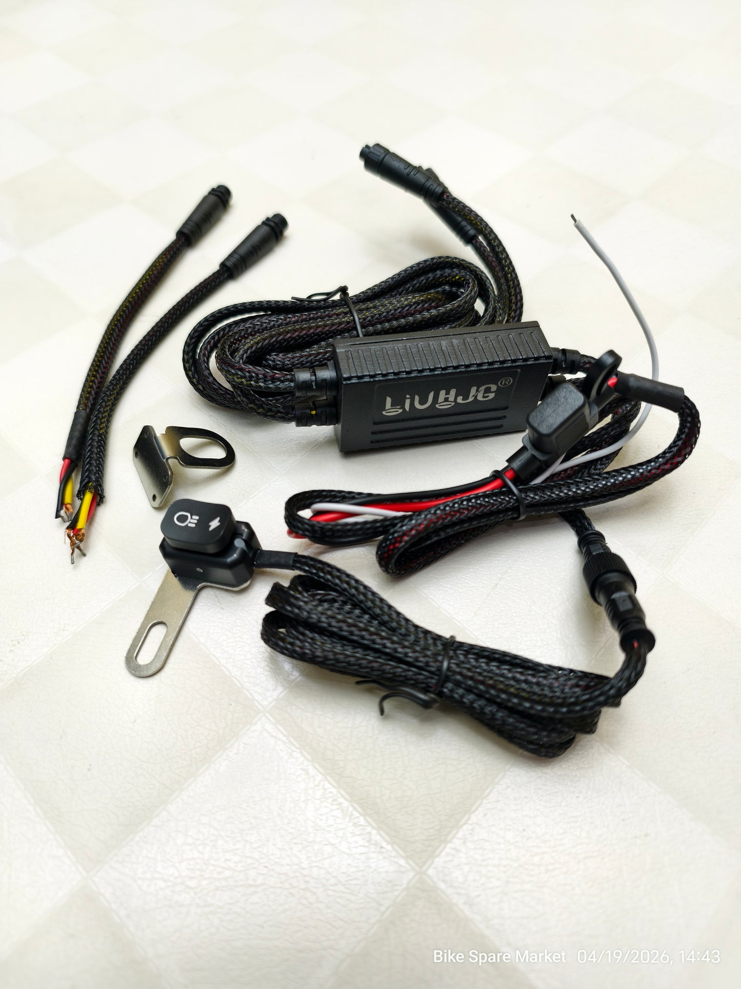 HJG Double Colour Braided Harness