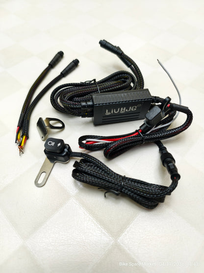 HJG Double Colour Braided Harness