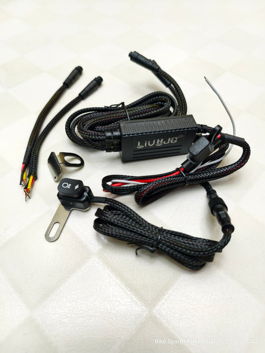 HJG Double Colour Braided Harness