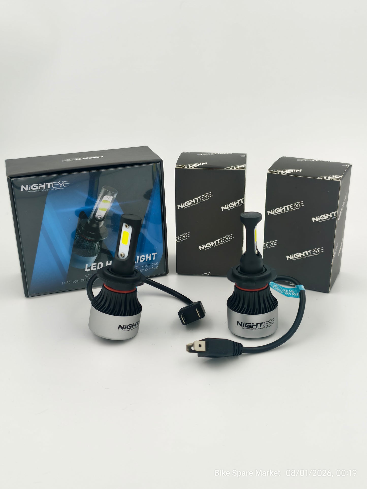 ( Pair Pack of 2 H7 ) Nighteye H7 90w Pair LED Headlight Bulb ( 1 year warranty )