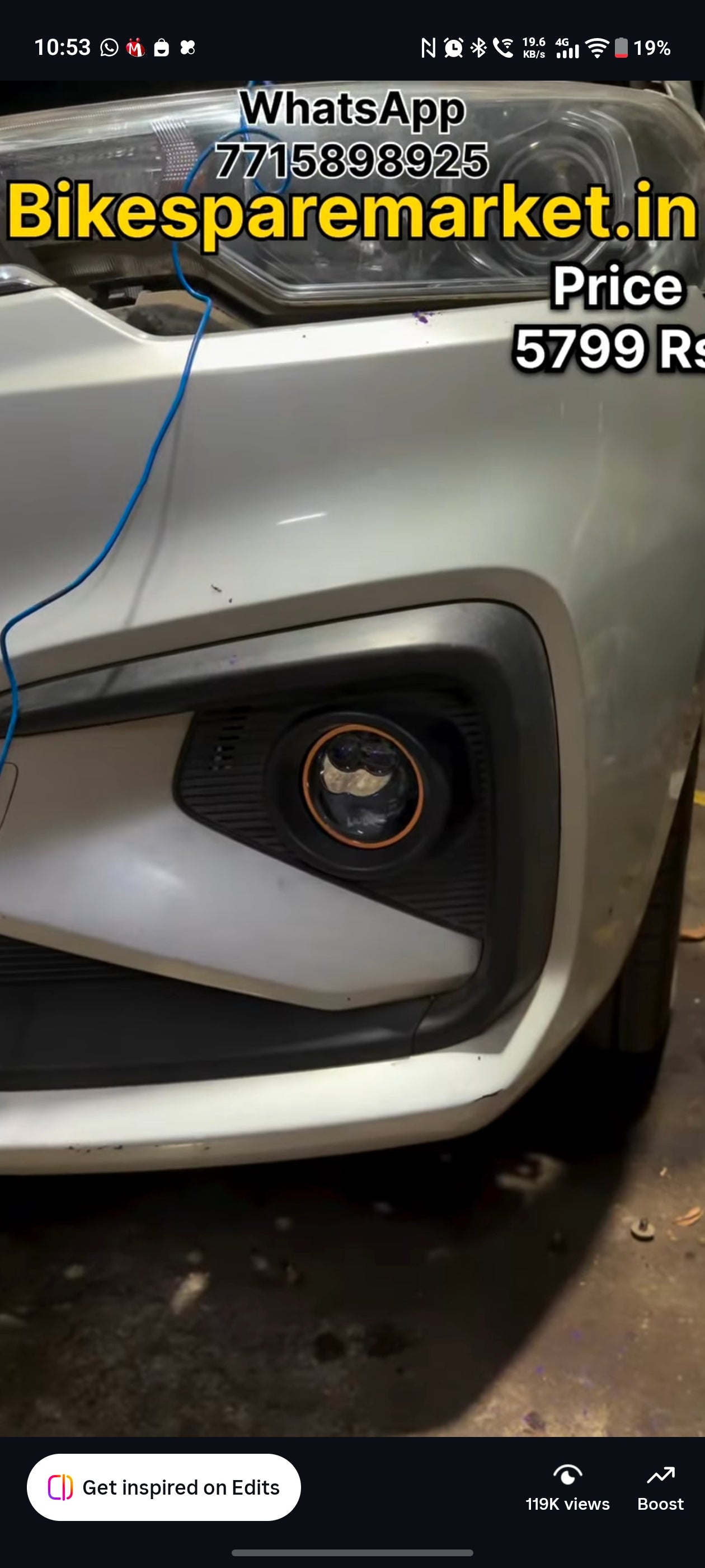 HJG J130 3 INCH 140W ALPHA FOG LIGHT