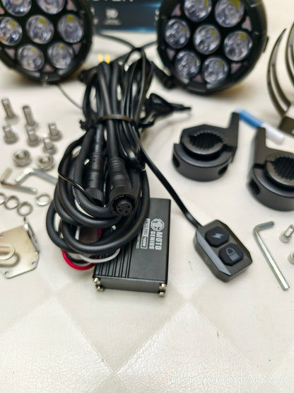 Moto Genius VK 70 Pro 160W DRL With Harness Full kit
