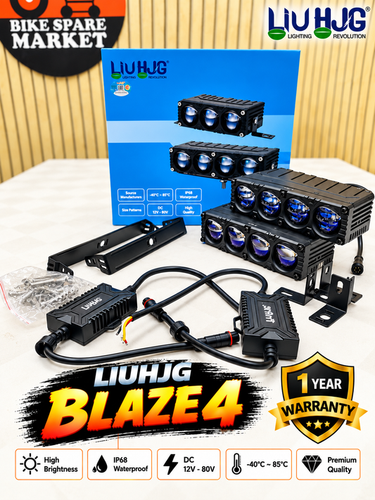 Hjg Blaze 4 (Tri Colour) Pair ( 1 Year Warranty )