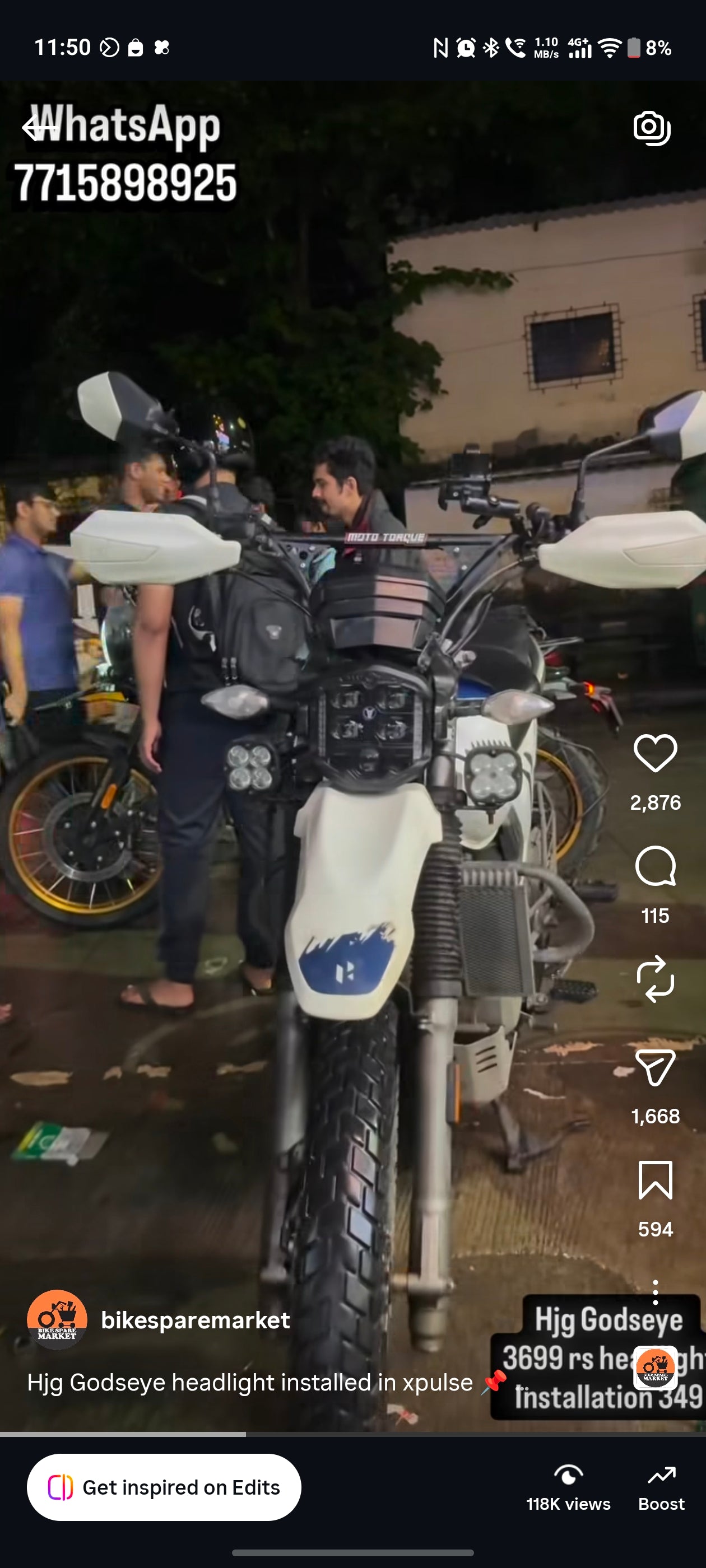 HJG GOD'S EYE V2 5 LED 120W (6m Warranty)