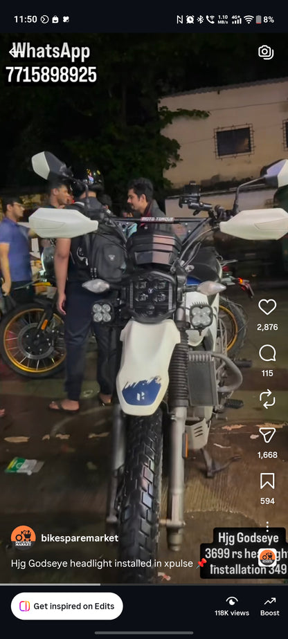 HJG GOD'S EYE V2 5 LED 120W (6m Warranty)