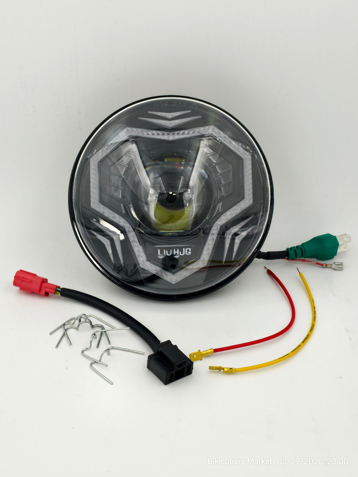 Honda CB350 , CB350 Dlx Pro , CB350c(Classic),CB350 Rs ,CB 350 Hiness H'ness , Hjg C292 108watt Prime Projector headlight ( full kit ) 6m Warranty
