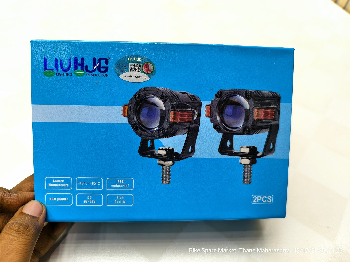 HJG SPACESHIP MINI V3 FOG LIGHT 80W WITH RED DRL ( 6M WARRANTY )