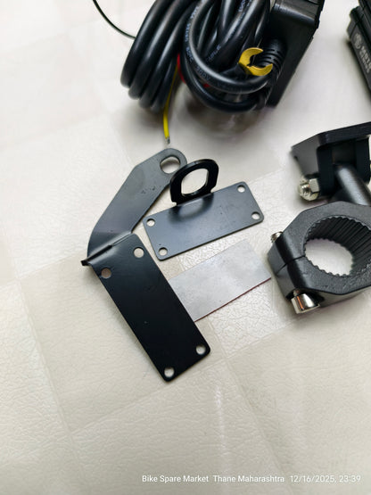 Moto Genius MK05 Fog Light With Harness Full Kit ( 6m Warranty ) Red DRL