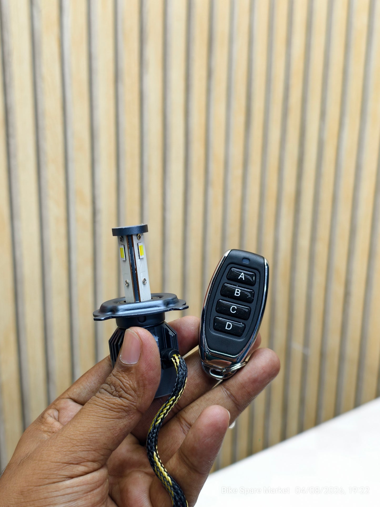 HJG M3 MINI 120W REMOTE H4 HEADLIGHT BULB (6M WARRANTY )