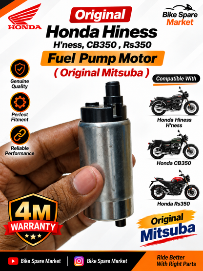 Original Honda Hiness H'ness, CB350 , Rs350 Fuel Pump Motor ( Original Mitsuba ) ( 4M WARRANTY ) Open Box Product