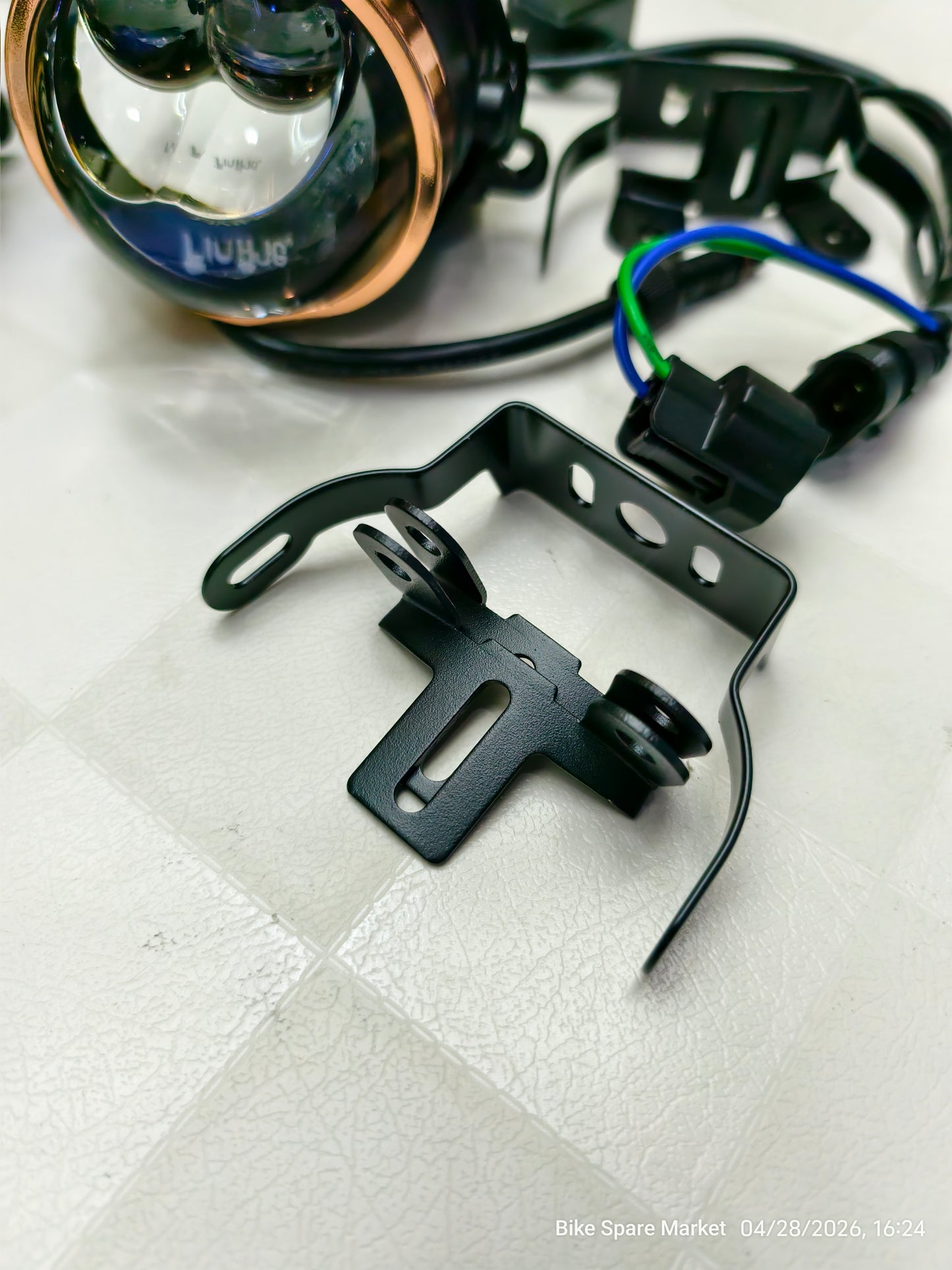 HJG 3 inch J130 Alpha Tri Colour Spot With Spread With Wireless Harness 140w