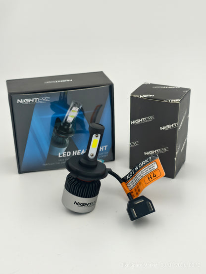 (Single) Nighteye H4 45w LED Headlight Bulb ( 1 year warranty )