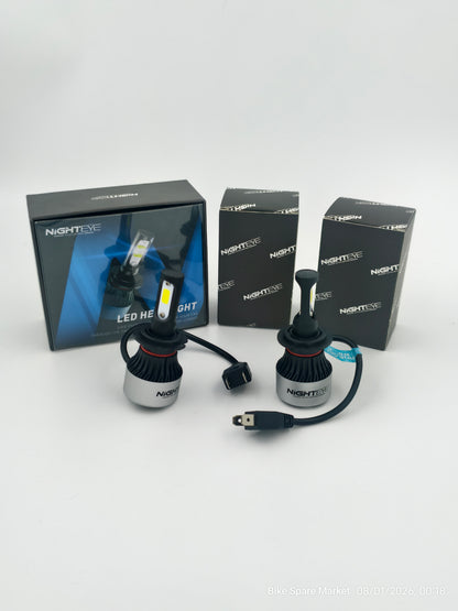 ( Pair Pack of 2 H7 ) Nighteye H7 90w Pair LED Headlight Bulb ( 1 year warranty )