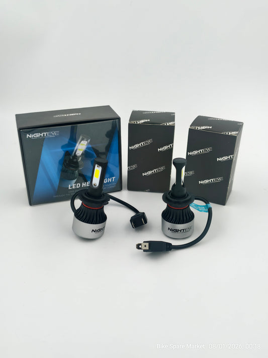 ( Pair Pack of 2 H7 ) Nighteye H7 90w Pair LED Headlight Bulb ( 1 year warranty )