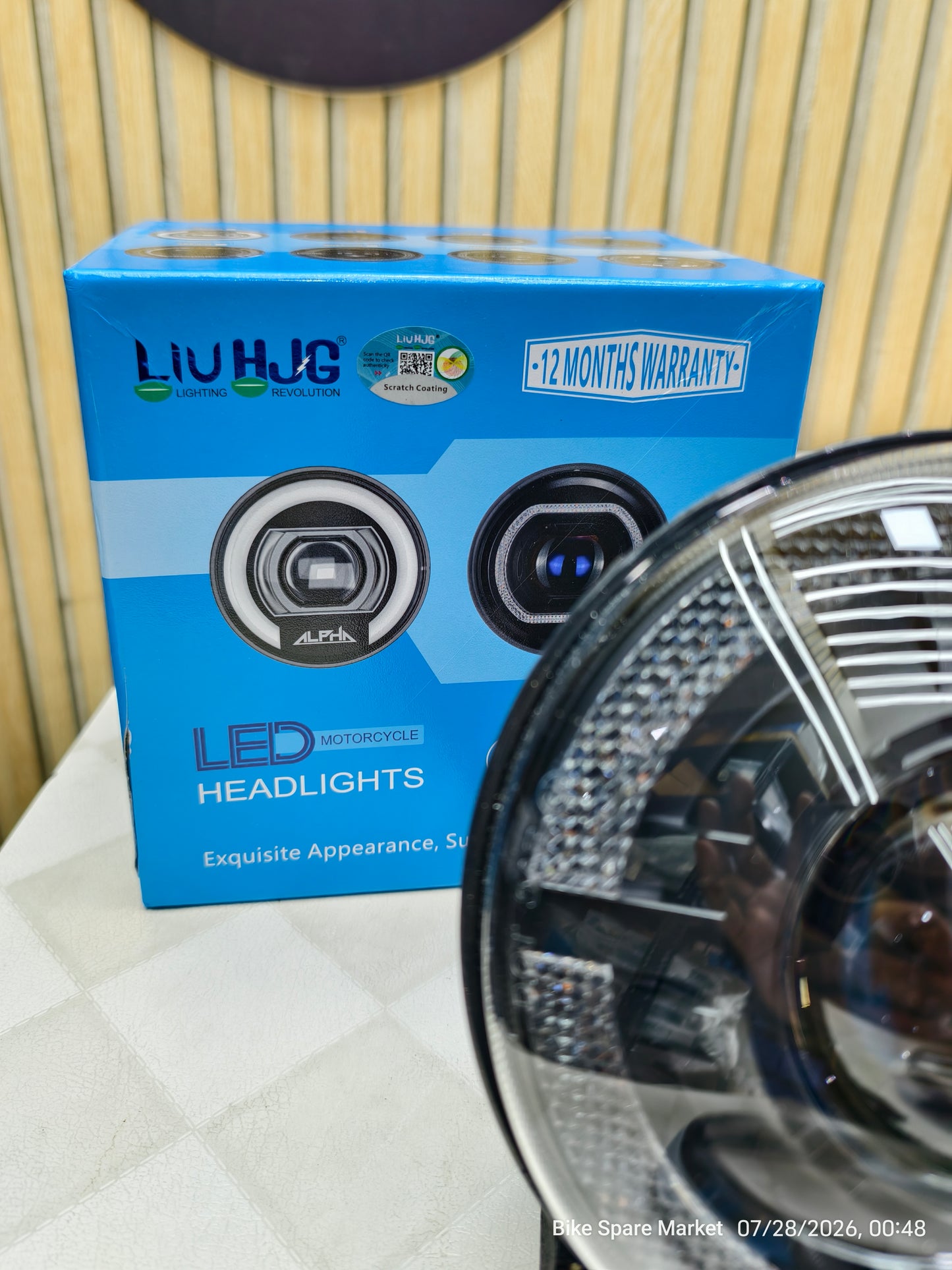 ( Meteor 350 Halogen ) HJG C-318 Diamond 💎 108 watt High 58 watt low 50w Full kit ( 6m Warranty )