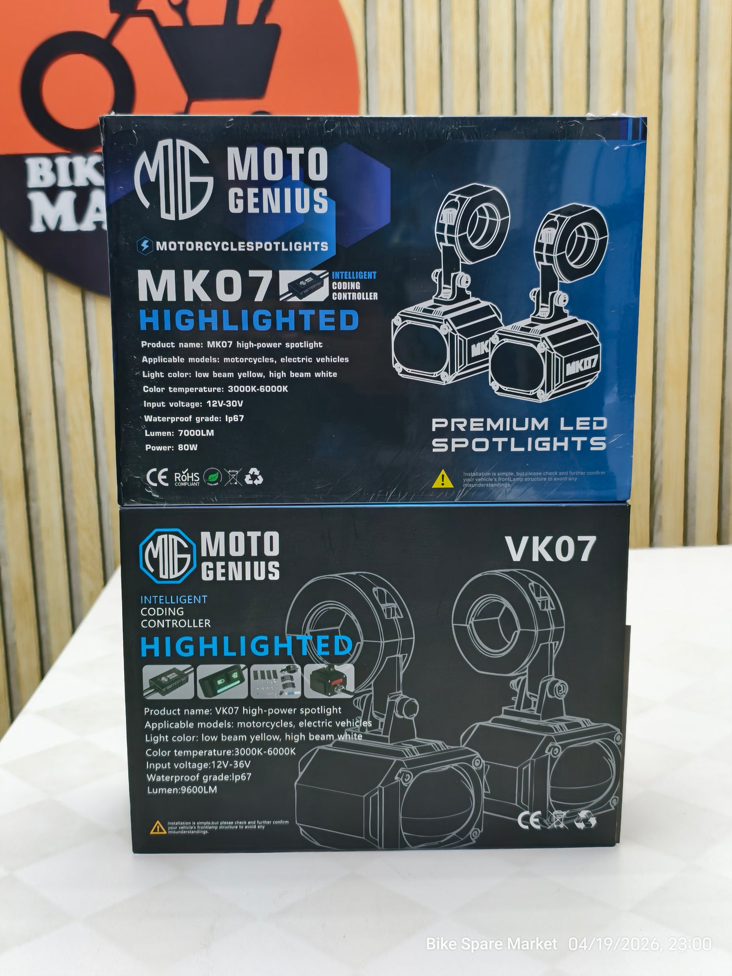 MOTO GENIUS VK07 (MK07) 80W 9600LM WITH FULL KIT (6M WARRANTY )